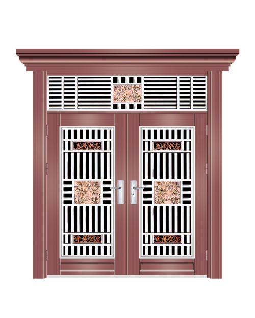 双开门（酒红拉丝）