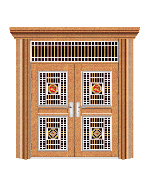 双开门（玫瑰金自由纹）