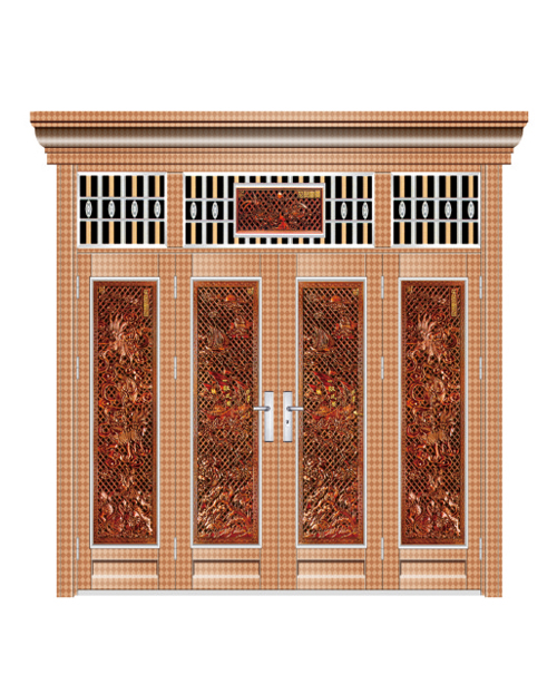 双开门（玫瑰金回纹）