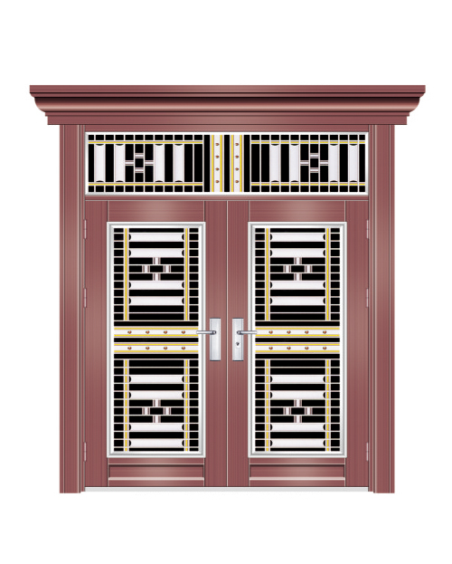 双开门（酒红拉丝）