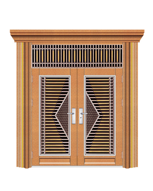 双开门（玫瑰金自由纹）五类花