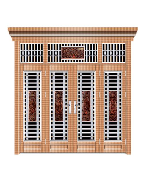 双开门（玫瑰金回纹）