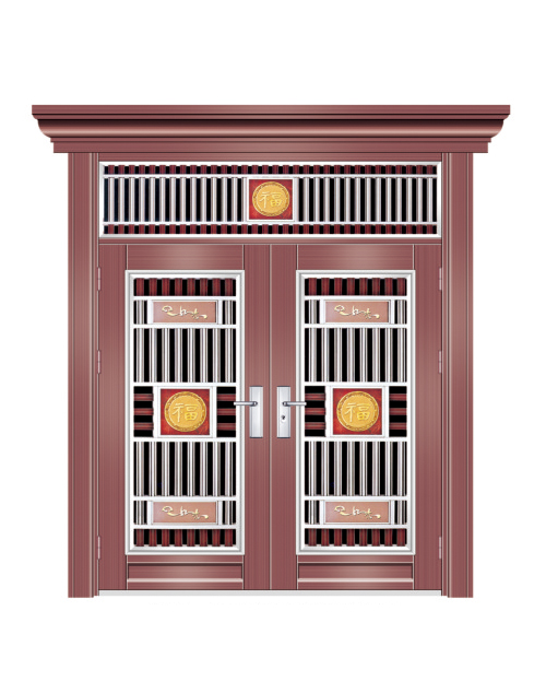 双开门（酒红拉丝）